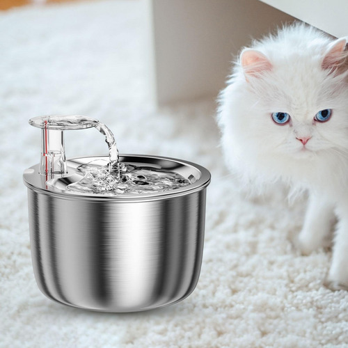 Fuente De Agua Para Gatos Filtración Automática
