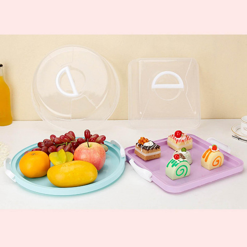 Soporte Para Tartas Con Tapa, Asa, Multiusos, Para Cupcakes,
