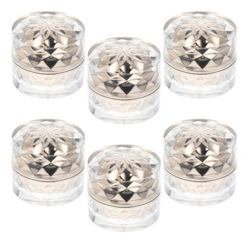 Muestras De Maquillaje En Caja De Crema Acrílica Diamond, 6