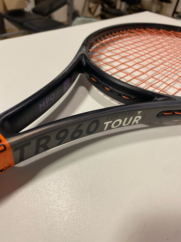 Raqueta De Tenis Artengo Tr960 Control Tour Negro 4 3/8 (Usado)