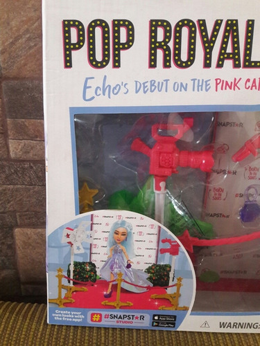 Muñeca Snapstr Pop Royalty Echo's Debut En The Pink Carpet (Usado)