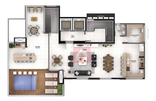 Imagem 4 de 5 de Apartamento À Venda, 267 M² Por R$ 1.453.408,43 - Americano - Lajeado/rs - Ap1940