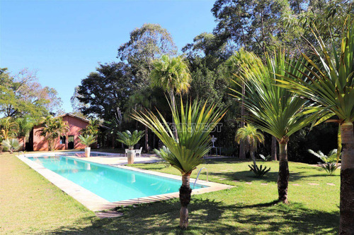 Imagem 2 de 30 de Belíssima Chácara Em Condomínio Fechado - Estuda 50% Permuta Por Casa Na Granja Viana Ou Vila São Francisco - Ch0251