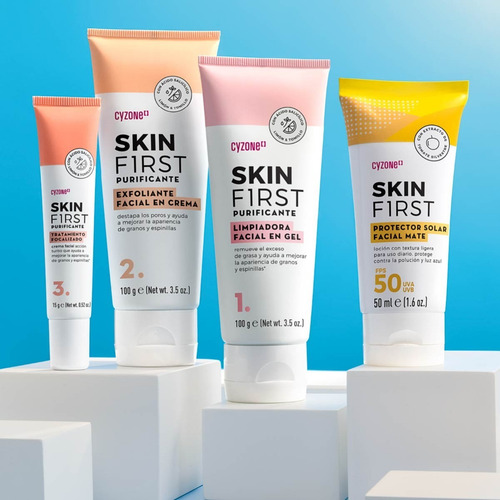 Imagen 7 de 9 de Bloqueador Facial Skin First, 50 Ml Cyzone