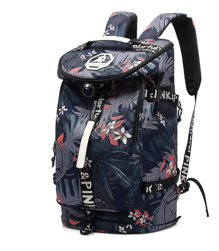Gym Duffle Bag Backpack 4 Ways For Women Waterproof Wit...
