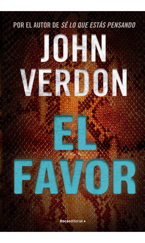 El favor, de John Verdon. Serie 9588763910, vol. 1. Editorial Penguin Random House, tapa blanda, edición 2024 en español, 2024