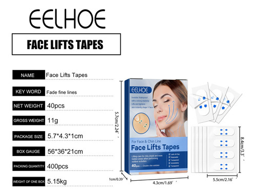 Q Parche Lifting Facial Invisible Que Encoge Y Estira La