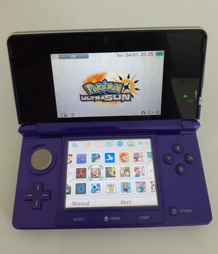 Nintendo 3ds Com Jogos E Emuladores Nintendo Semi Novo