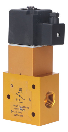 Electroválvula De 3 Vías, 2 Posiciones, G1/2 Pulgadas, Guía