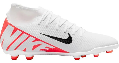 Guayos Nike Superfly 9 Club Fg/mg-blanco/rojo