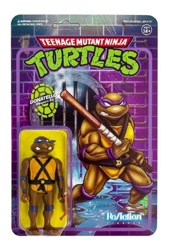 Reaction Figures Tmnt - Donatello (super 7) Tortugas Ninja