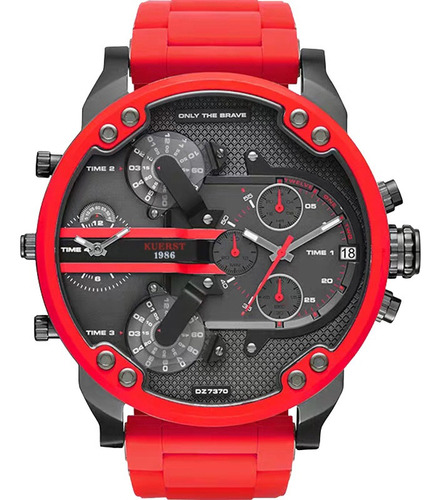 Ek Reloj De Cuarzo Con Esfera Grande Para Hombre