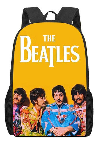 Mochila The Beatles Band For Estudiantes De Primaria Patter