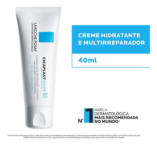 Creme Multirreparador Cicaplast Baume B5 40ml La Roche-posay