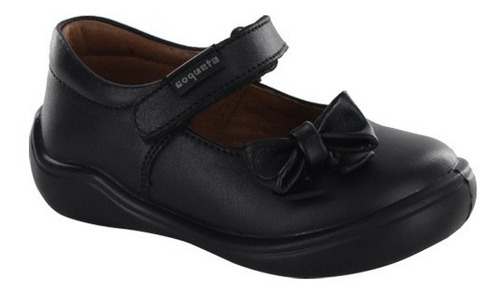 Zapato Coqueta Escolar Niña 170301-a Piel Negro