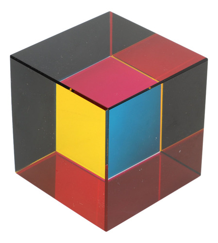 Cubo Óptico De Color Cube Optical De 6 Lados, Prisma De Cubo