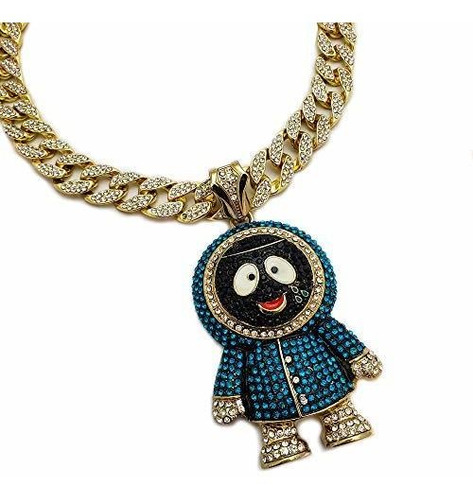 Cadena, Collar Para Hombr Blingfactory Hip Hop - Colgante Es