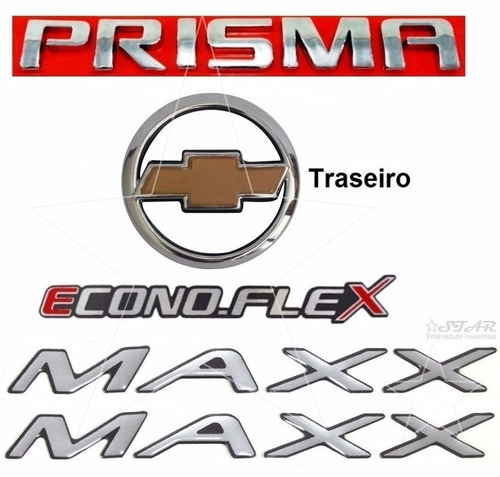 Símbolos Prisma Econoflex Maxx + Mala - 2006 À 2011