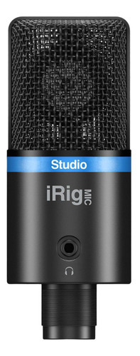 Micrófono De Condensador Irig Mic Studio Bk Ik Multimedia
