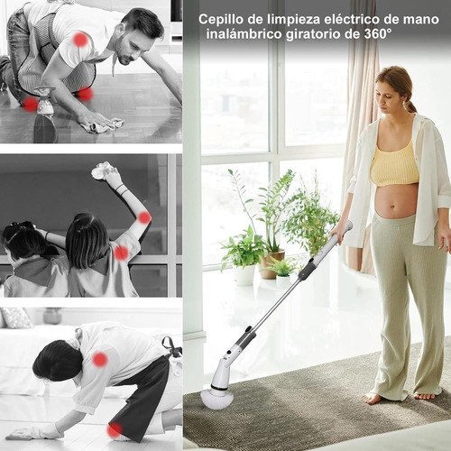 Cepillo Limpieza Eléctrico, Estropajo Cepillo De Limpieza
