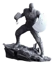 Comprar Stl Archivo Capitan America, Stl Figura Capitan America