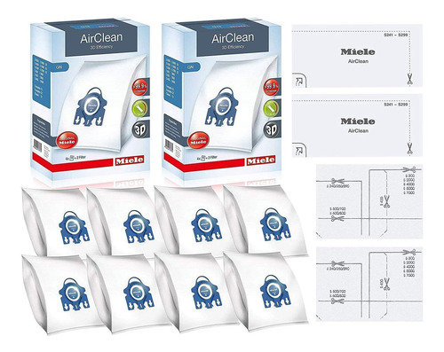 Miele Gn Airclean 3d Efficiency Vacuum Cleaner Bags - 2 Boxe