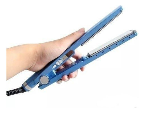 Plancha de pelo profesional digital de titanio