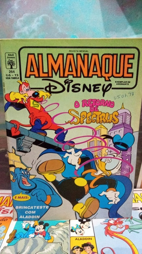 Almanaque Disney Nº 264 Editora Abril Super Pato Aladin 