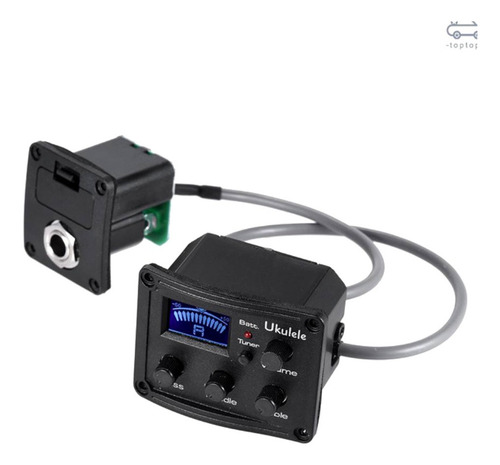 Imagem 1 de 8 de Pré Amp Ukulele C/ Afinador Eq 3 Bandas P10 Cavaquinho