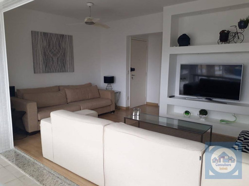 Apartamento Com 3 Dormitórios Para Alugar, 111 M² Por R$ 5.500,00/mês - Ponta Da Praia - Santos/sp - Ap5165