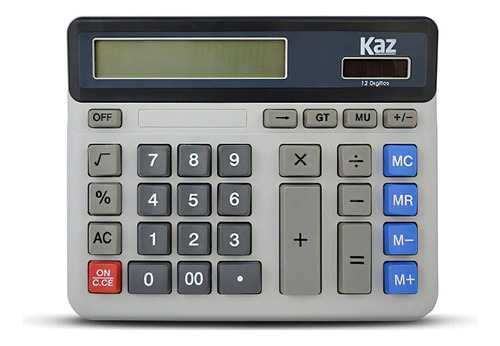 Calculadora De Mesa 12 Dígitos Com Visor Grande
