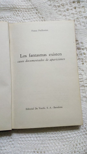 Los Fantasmas Existen - Español Físico Vecchi (Usado)