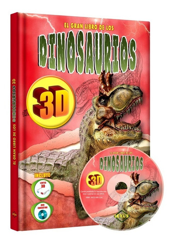 El Gran Libro De Los Dinosaurios + Lentes + Dvd