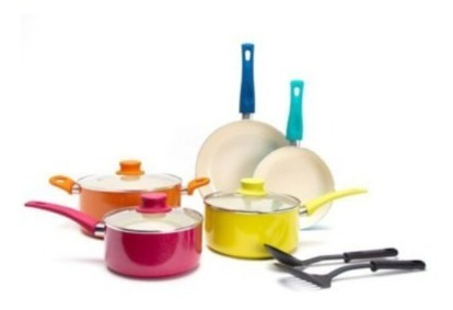 Batería De Cocina 10 Piezas Multicolor - Retiro Por Palermo