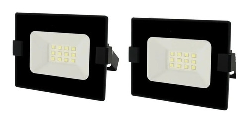 Reflector Proyector Bellalux Led 10w Luz Fria Exterior X2 U.