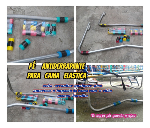 Haste 8+isotubo 8+ponteira 8+rede P/pula Pula 3.05mts+brinde