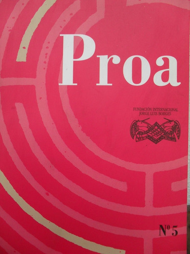 Revista Proa Nº 5  - Número Dedicado A Virginia Woolf