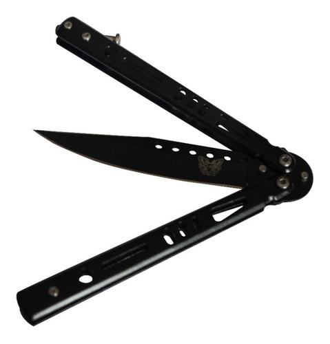 Navaja Mariposa Negra Balisong Tactica Defensa Trucos