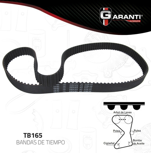 Banda Tiempo Mitsubishi Outlander 2.4l 2004-2006