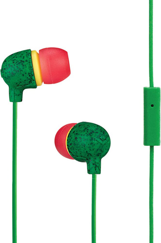 Audífonos Internos Con Cable Y Con Microfono | Verde