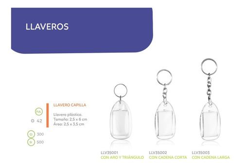 Imagen 3 de 5 de 50 Llaveros Publicitarios Acrílico Capilla Con Cadena Larga