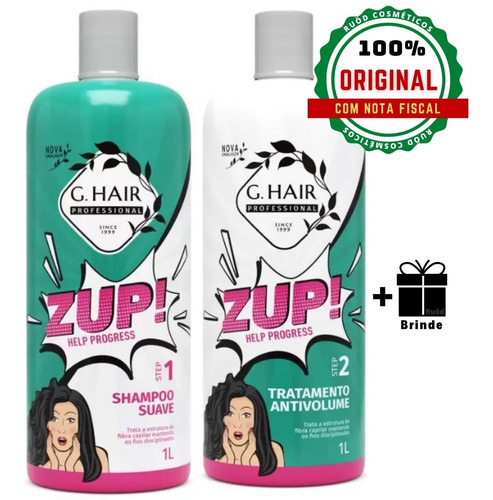 Ghair Kit Escova Progressiva Zup Help (2 X 1 Litro)