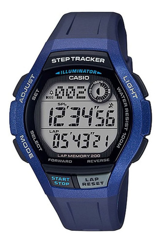 Relógio Casio Masculino Digital Azul Ws-2000h-2avdf