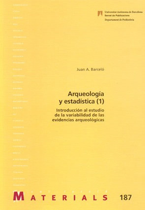 Libro Arqueología Y Estadística (i) - Barcelo, Joan A.