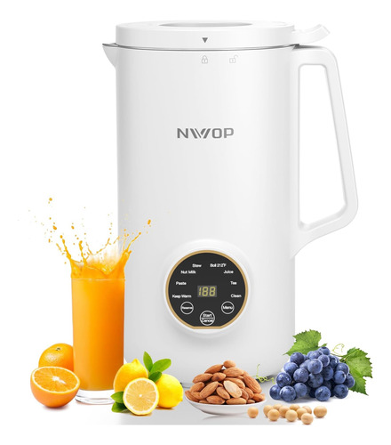 Niviop Máquina Automática Para Hacer Leche De Nueces Con 10 