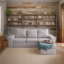 Comprar Sillón Sofa Esquinero Chenille Cubo 3 Cuerpos + Camastro
