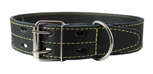 Collar De Cuero Genuino Para Perros Grandes.