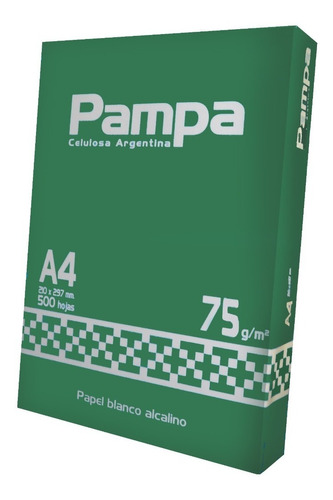 Resma Pampa A4 75 Simil Autor Envios En Caba Y Gba (min. 10)