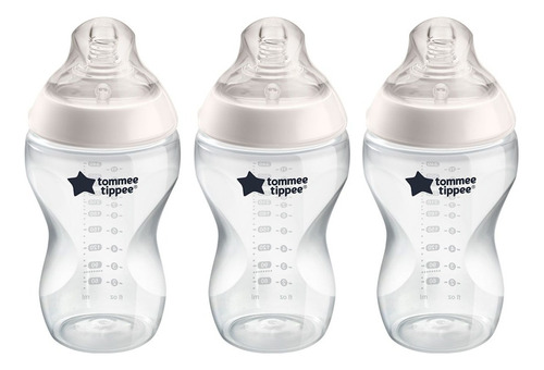 Pack 3 Mamaderas 340ml - Tommee Tippee Closer To Nature 