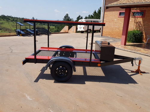 Carreta Reboques Kart Beliche (para 2 Karts) Zero Km